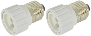 ADAPTATEUR DOUILLE D'AMPOULE ES EDISON VIS VERS GU10 X 2 - Photo 1/1