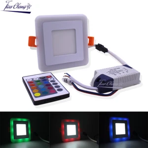 Home Decoration square Double Color LED Panel Light 6W 24W RGBW Panel light lamp - Picture 1 of 9