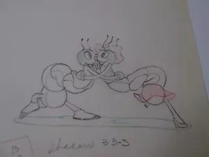 Woodland Cafe 1937 insetti che ballano Disney cel disegno sciocca sinfonia - Foto 1 di 2