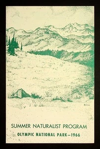 Olympic National Park Washington Summer Naturalist Program Booklet Campground - Picture 1 of 4