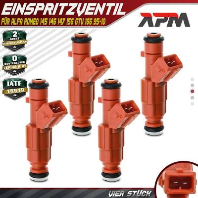 4x Fuel Injector Injector Injector For Alfa Romeo 145 146 147 156 GTV 166 - Image 1 of 4