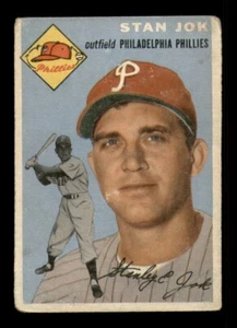 1954 Topps Set Break # 196 Stan Jok GD *OBGcards* - Picture 1 of 2