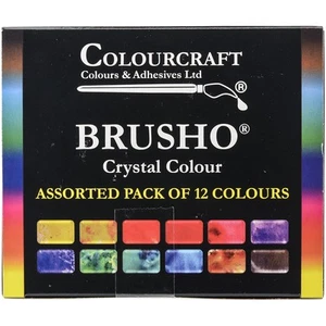 Brusho Crystal Colours Set 12/Pkg-Assorted Colors BASS12 - Bild 1 von 2