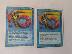 2 Lord of Atlantis MTG NM Free shipping with tracking - Picture 1 of 2