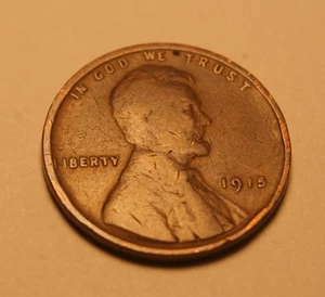 1915 P LINCOLN PENNY  12 - Picture 1 of 2