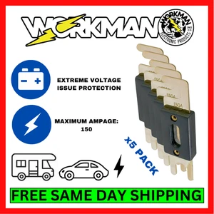 Workman 150 AMP ANL Fusible, Protección para Coche Camión RV ATV Audio 5-Pk ANL150 - Imagen 1 de 6