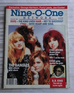 Vintage Magazine Nine-O-One Network Dec 1987 The Bangles Chet Atkins BB King 132 - Picture 1 of 11