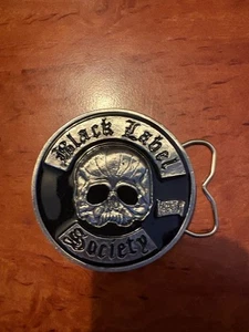 Black Label Society Vintage Belt Buckle Licensed 2005, Great Condition Rare - Picture 1 of 2