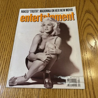 Entertainment Weekly Magazine #66 May 17, 1991 Madonna Cover Mailing label  - Image 1 of 4