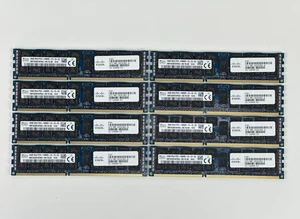 Lot of 8x 16GB 2Rx4 PC3-14900R ECC DDR3 RAM Memory UCS-MR-1X162RZ-A Cisco 128GB - Picture 1 of 4