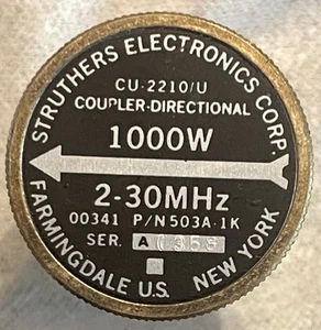 STRUTHERS 2-30MHz 100W HF Element Ślimak do 43 watomierza - Zdjęcie 1 z 2