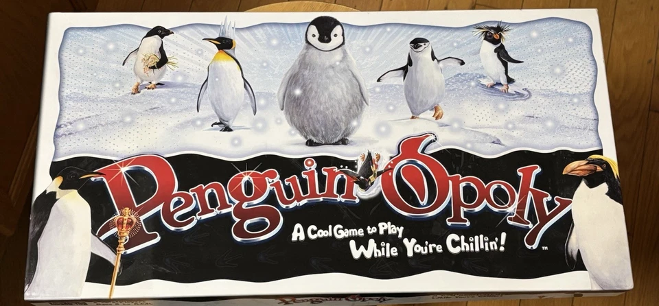 Penguin-Opoly, Late for the Sky Monopoly, Pre-owned, Complete - Image 1 of 4