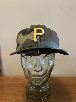 Pittsburgh Pirates CamoNew Era 59FIFTY Size 7 1/4 - Image 1 of 4