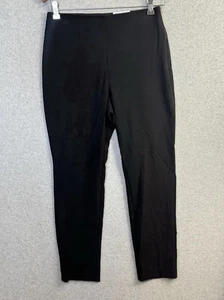 Pantalone skinny Nine West con zip laterale taglia 10 nero vita alta scolpito elasticizzato nuovo con etichette - Foto 1 di 12
