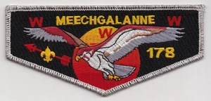 ORDER OF THE ARROW FLAP - MEECHGALANNE - LODGE #178 - S32 - Picture 1 of 1