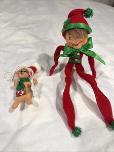 Annalee Ornaments Elf On The Shelf And Mouse Set Of 2 - Picture 1 of 21