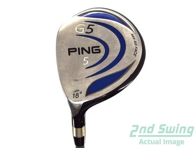 Ping G5 Fairway Wood 5 Wood 5W 18° Graphite Stiff Left 42.75in - Image 1 of 4