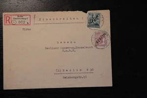 Berlin R-Brief Mi.Nr. 7/14  auf Ortsbrief innerhalb Berlins ~ 18.10.48 - Bild 1 von 3