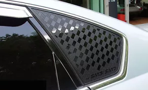 Rear Left Right C Pillar Carbon Black Sticker For Renault SM7 - Picture 1 of 1