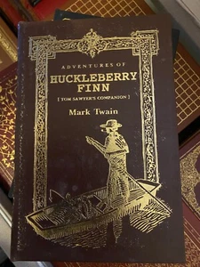Mark Twain- Huckleberry Finn- 1994 Easton Press Collectors Ed, Leather - Picture 1 of 2