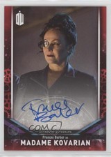 2018 Doctor Who Signature Series Red 4/5 Frances Barber Madame Kovarian Auto 1j8