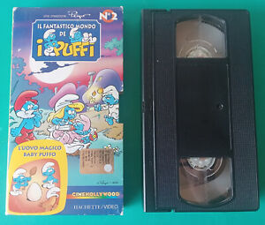 IL FANTASTICO MONDO DE I PUFFI N°2 Baby Puffo, L'Uovo Magico (2002) VHS 📼