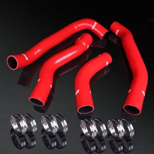 Manguera de silicona radiador rojo turbo diésel 04-08 05 06 07 HiAce H200 2KD-FTE 2,5 L turbo diésel - Imagen 1 de 1