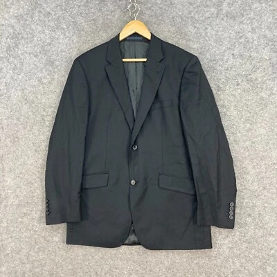 Pierre Cardin Mens Suit Jacket Size M/L Black Long Sleeve Collared A8702 - Image 1 of 4