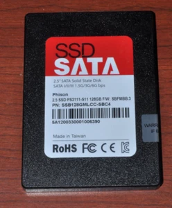 Phison 128GB SATA SSD PS3111-S11 SSB128GMLCC-SBC4 2.5” Solid State Drive - Picture 1 of 3