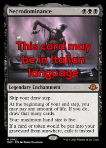 MTG NECRODOMINANCE EXC - NECRODOMINIO 102 - MH3 - MAGIC - Picture 1 of 1