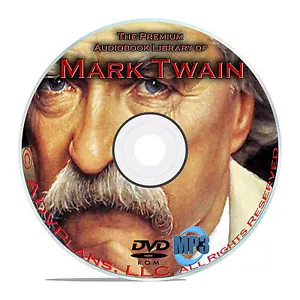 100 Hörbücher von Mark Twain, alle seine klassischen Bücher auf MP3 DVD, Tom Sawyer + + + B74 - Bild 1 von 1