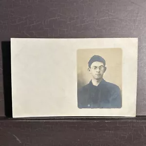 CYKO c. 1904-20s RPPC Confident Young Man Photo Postcard UNP - Picture 1 of 4