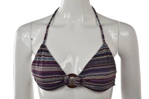 Traje de baño Shoshanna talla S estampado negro bikini top nailon - Imagen 1 de 4