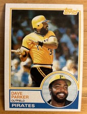 1983 Topps Dave Parker Baseball Card #205 Pirates High-Grade NM O/C