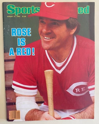 1984 SPORTS ILLUSTRATED "ROSE IS A RED!" PETE ROSE CINCINNATI REDS BASEBALL - Image 1 of 3