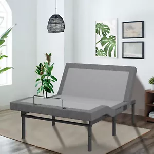 Marco de cama ajustable Bluetooth completo doble masaje inalámbrico luz inferior remota - Imagen 1 de 6