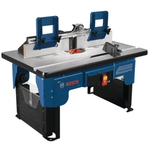 Bosch 26 x 165 Zoll laminierte MDF-Platte tragbare Baustelle Oberfräse Tisch Staubsaugerschlauch - Bild 1 von 6