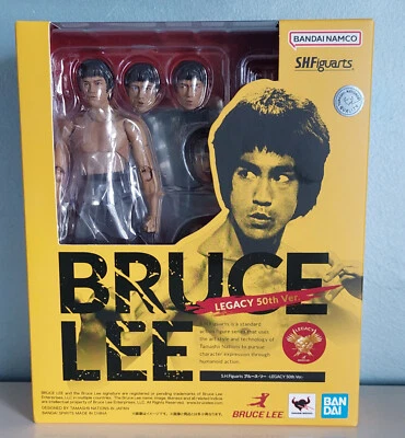 Bruce Lee Legacy 50th Ver S.h.figuarts bandai namco - Immagine 1 di 4