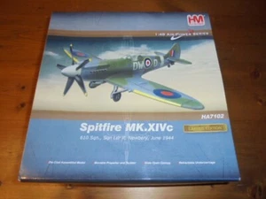 HOBBY MASTER HA7102 1/48 SPITFIRE MK.XIVc GRIFFON RAF 610 SQN V-1 KILLER NEWBERY - Foto 1 di 11