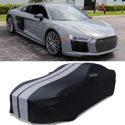 For 2008-2023 Audi R8 Base Coupe/Spyder Indoor Car Cover Stain Stretch Dustproof Foto 1 de 4