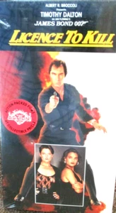 License to Kill 1989 James Bond 007 Timothy Dalton VHS Sealed CBS Fox - Imagen 1 de 4