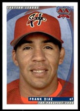 2006 Grandstand Eastern League Frank Diaz Harrisburg Senators #NNO