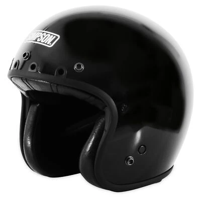 Casco chopper negro para motocicleta Simpson - XL Foto 1 de 4
