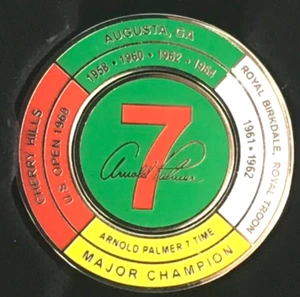AUTHENTISCHE ARNOLD PALMER LTD 7 MAJORS MAGNETISCHER BALLMARKER SIGNATUR BOX C28 - Bild 1 von 3