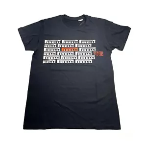 Pirelli Collection 150 years mens T-shirt black size S - Picture 1 of 3