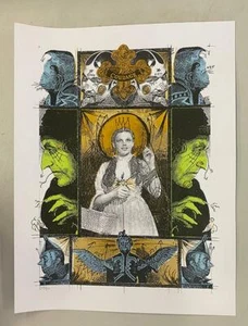 COURAGE WIZARD OF OZ 2009 ORIGINAL SILKSCREEN CONCERT POSTER PRINT MAFIA LE30 - Bild 1 von 2