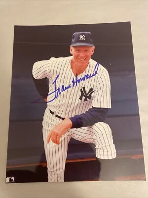 Frank Howard New York Yankees Coach Autographed Signed 8x10 Vintage Photo  - Image 1 of 4