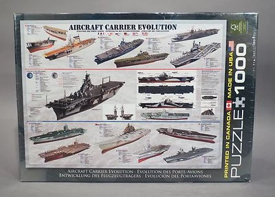 Aircraft Carrier Evolution Puzzle | EuroGraphics | 1000-Pieces | 6000-0129 | New - Image 1 of 4