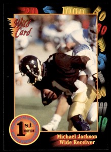 1991 Wild Card Draft Michael Jackson Southern Miss Golden Eagles #10