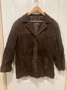 Grejina Genuine Leather Exclusive Collection Brown Suede Leather Jacket Size XXL - Picture 1 of 7
